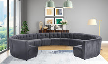 Load image into Gallery viewer, Limitless Grey Velvet 13pc. Modular Sectional
