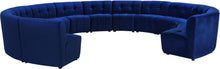 Load image into Gallery viewer, Limitless Navy Velvet 13pc. Modular Sectional
