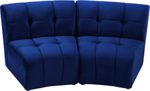 Load image into Gallery viewer, Limitless Navy Velvet 2pc. Modular Sectional
