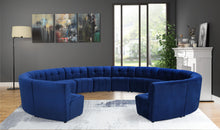 Load image into Gallery viewer, Limitless Navy Velvet 14pc. Modular Sectional
