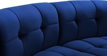 Load image into Gallery viewer, Limitless Navy Velvet 2pc. Modular Sectional
