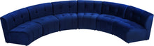 Load image into Gallery viewer, Limitless Navy Velvet 6pc. Modular Sectional
