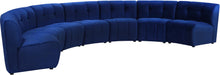 Load image into Gallery viewer, Limitless Navy Velvet 7pc. Modular Sectional
