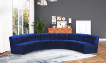 Load image into Gallery viewer, Limitless Navy Velvet 6pc. Modular Sectional
