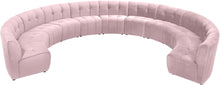 Load image into Gallery viewer, Limitless Pink Velvet 11pc. Modular Sectional
