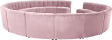 Load image into Gallery viewer, Limitless Pink Velvet 15pc. Modular Sectional
