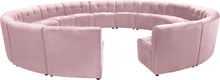 Load image into Gallery viewer, Limitless Pink Velvet 15pc. Modular Sectional
