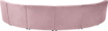 Load image into Gallery viewer, Limitless Pink Velvet 6pc. Modular Sectional
