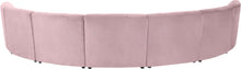 Load image into Gallery viewer, Limitless Pink Velvet 7pc. Modular Sectional
