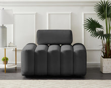 Load image into Gallery viewer, Melody Grey Velvet Chair
