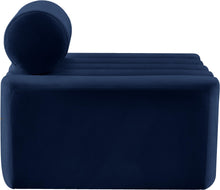 Load image into Gallery viewer, Melody Navy Velvet Chair
