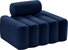 Load image into Gallery viewer, Melody Navy Velvet Chair image
