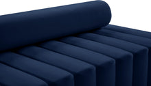 Load image into Gallery viewer, Melody Navy Velvet Sofa
