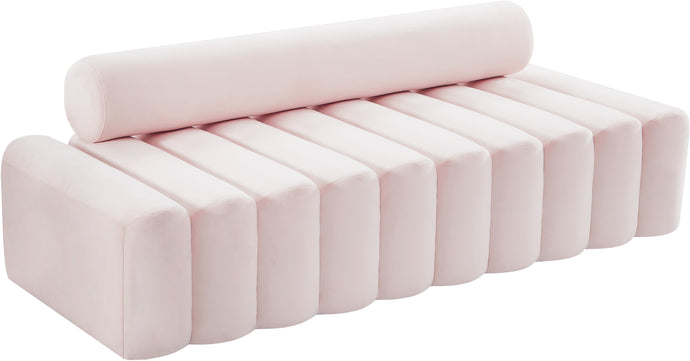 Melody Pink Velvet Sofa image