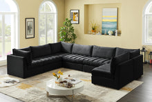 Load image into Gallery viewer, Jacob Black Velvet Modular Sectional
