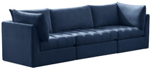 Load image into Gallery viewer, Jacob Navy Velvet Modular Sofa
