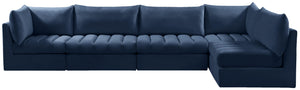 Jacob Navy Velvet Modular Sectional