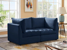 Load image into Gallery viewer, Jacob Navy Velvet Modular Sofa
