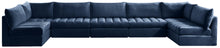 Load image into Gallery viewer, Jacob Navy Velvet Modular Sectional
