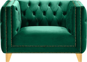 Michelle Green Velvet Chair