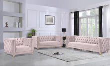 Load image into Gallery viewer, Michelle Pink Velvet Sofa
