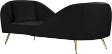 Load image into Gallery viewer, Nolan Black Velvet Chaise
