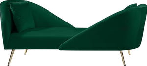 Nolan Green Velvet Chaise image