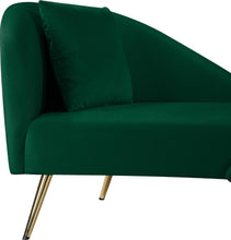 Load image into Gallery viewer, Nolan Green Velvet Chaise
