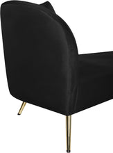 Load image into Gallery viewer, Nolan Black Velvet Chaise
