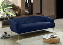 Load image into Gallery viewer, Tori Navy Velvet Sofa
