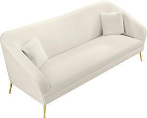 Hermosa Cream Velvet Sofa