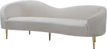 Load image into Gallery viewer, Ritz Cream Velvet Sofa
