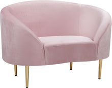 Load image into Gallery viewer, Ritz Pink Velvet Chair
