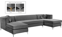 Load image into Gallery viewer, Graham Grey Velvet 3pc. Sectional
