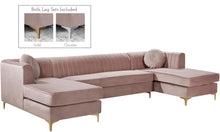 Load image into Gallery viewer, Graham Pink Velvet 3pc. Sectional image
