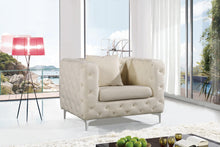 Load image into Gallery viewer, Scarlett Cream Velvet Chair
