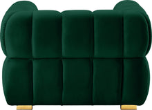 Load image into Gallery viewer, Gwen Green Velvet Chair
