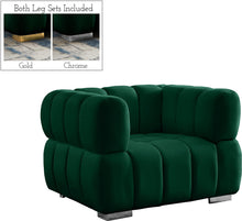 Load image into Gallery viewer, Gwen Green Velvet Chair
