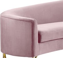 Load image into Gallery viewer, Serpentine Pink Velvet 3pc. Sectional
