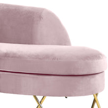 Load image into Gallery viewer, Serpentine Pink Velvet 3pc. Sectional
