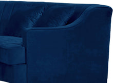 Load image into Gallery viewer, Jackson Navy Velvet 2pc. Sectional
