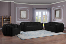 Load image into Gallery viewer, Dixie Black Velvet Loveseat
