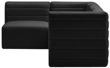 Load image into Gallery viewer, Quincy Black Velvet Modular Sectional
