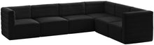 Load image into Gallery viewer, Quincy Black Velvet Modular Sectional
