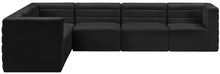 Load image into Gallery viewer, Quincy Black Velvet Modular Sectional
