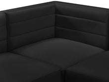 Load image into Gallery viewer, Quincy Black Velvet Modular Sectional
