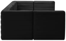 Load image into Gallery viewer, Quincy Black Velvet Modular Sectional
