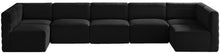 Load image into Gallery viewer, Quincy Black Velvet Modular Sectional
