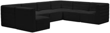 Load image into Gallery viewer, Quincy Black Velvet Modular Sectional
