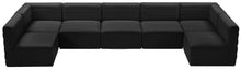 Load image into Gallery viewer, Quincy Black Velvet Modular Sectional
